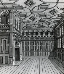 Ein Oberes Apartment desselben prächtigen Herrenhauses, veröffentlicht in Smiths 